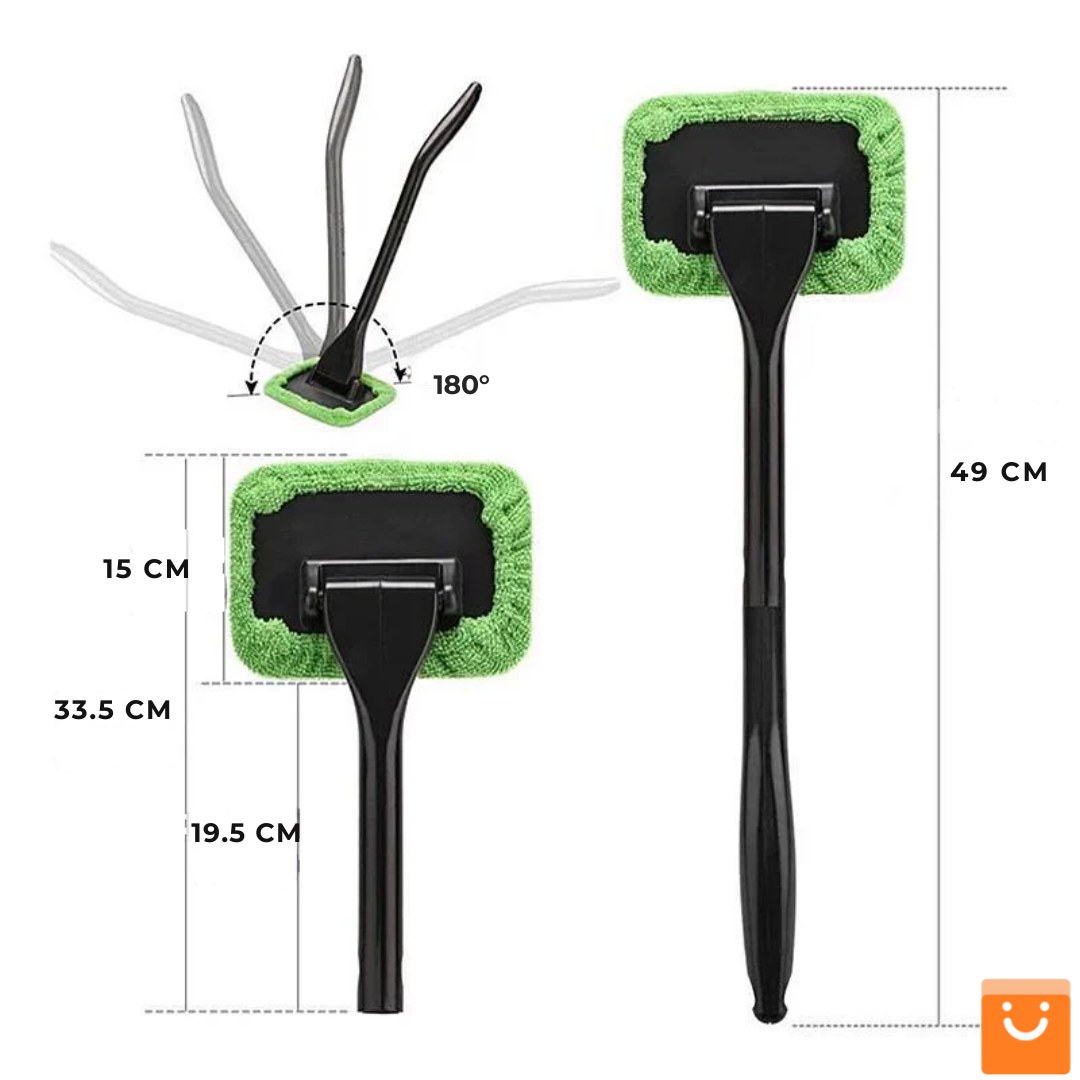 MICROWIPE™ - LIMPIADOR CON 2 MICROFIBRAS REUTILIZABLES