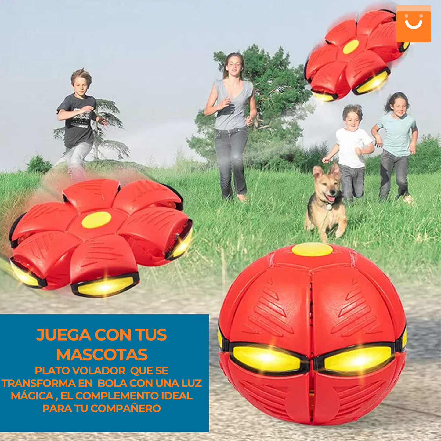 FrisbeeBall™ - juguete para mascotas, con muchas horas de diversión