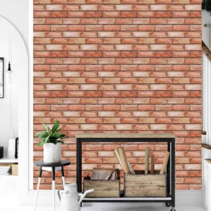 Brick3D Décor™ - PAPEL 3D DE LADRILLO AUTOADHESIVO