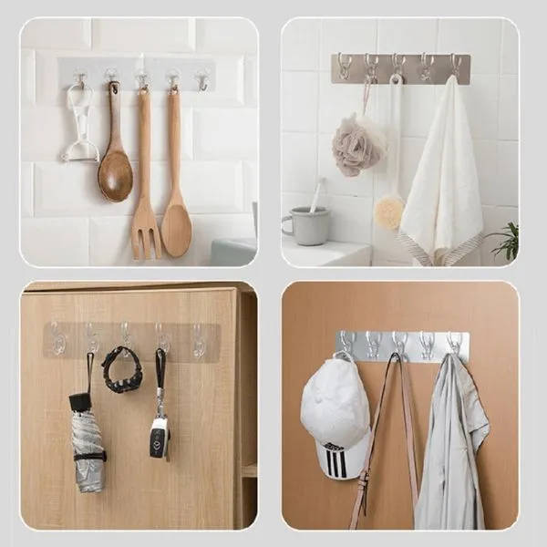 STICKHOOKS™ - COLGADORES AUTOADHESVISOS - COMPRA 1 Y LLEVA 1 GRATIS (2 UNIDADES)