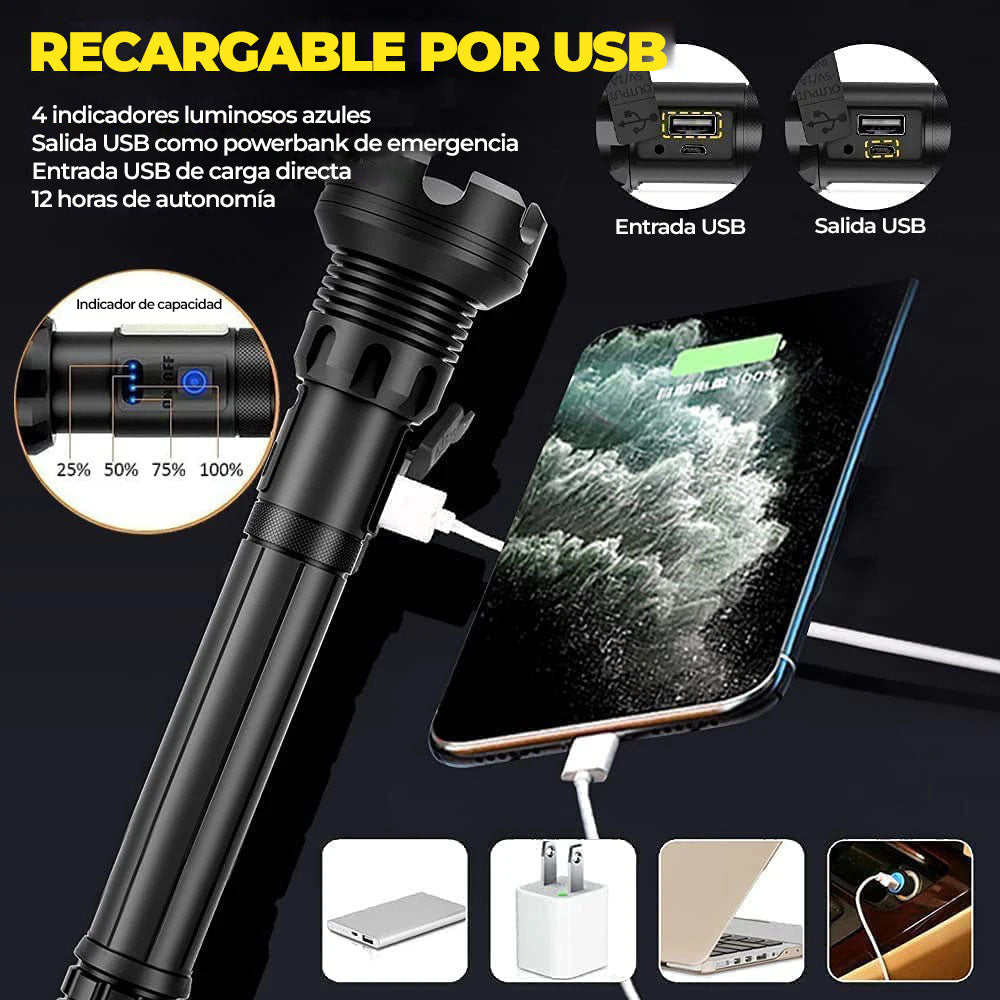 BlazeForce™ - Linterna ultra potente