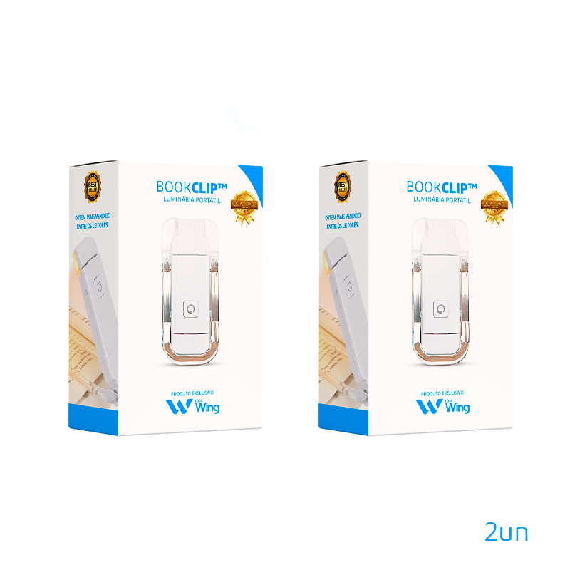 Booklamp - Lámpara de lectura portátil recargable