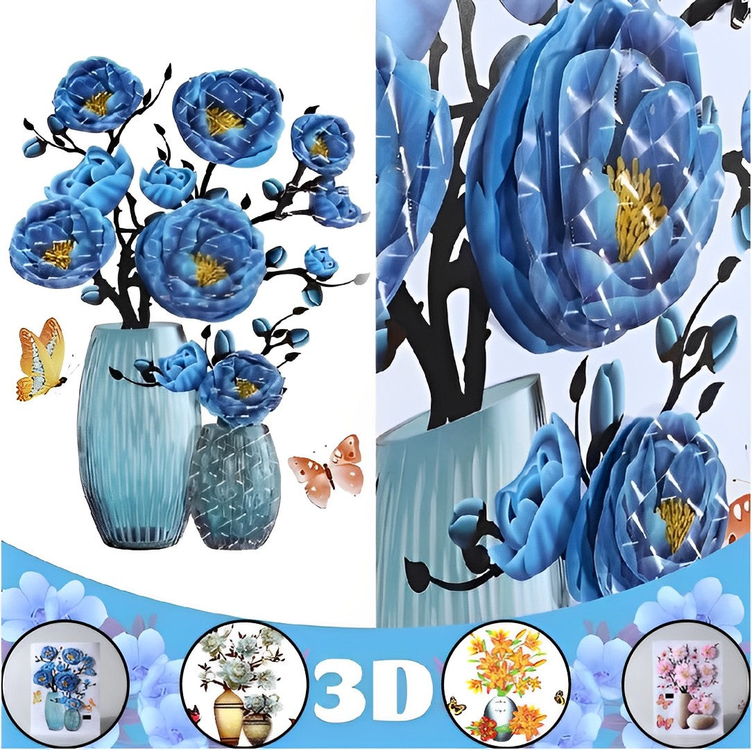 BlossomBurst™ - Stickers decorativos florales en 3D