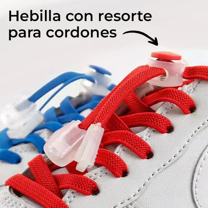 QuickTie™ - Hebilla con resorte para cordones