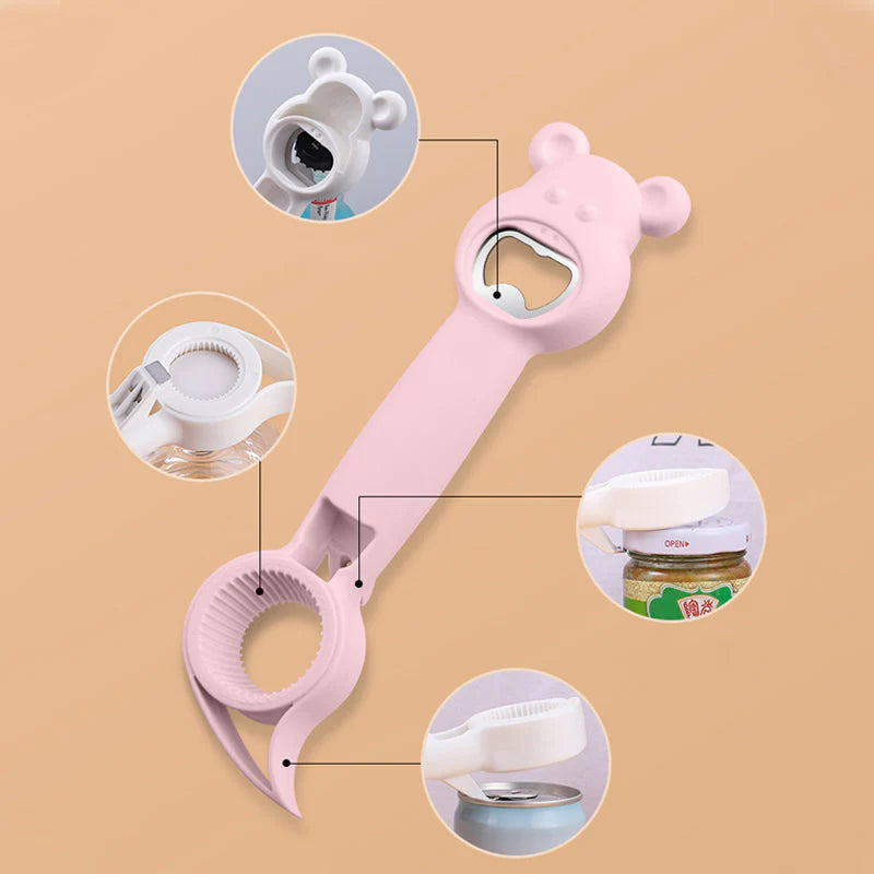 CapOff™ - Abridor multifunción Bajo Esfuerzo (4 en 1)