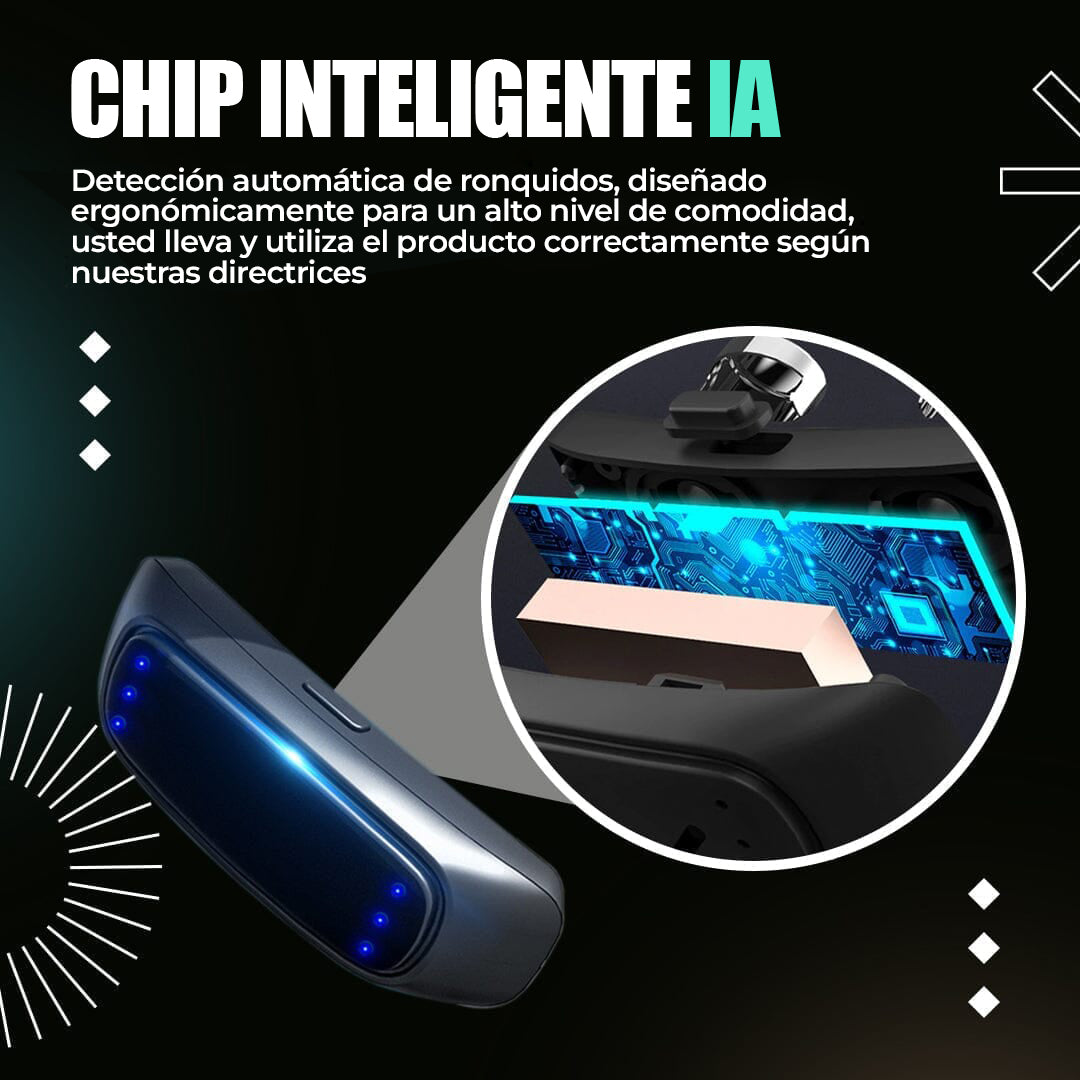 DreamSilence™ - Dispositivo EMS anti-ronquidos