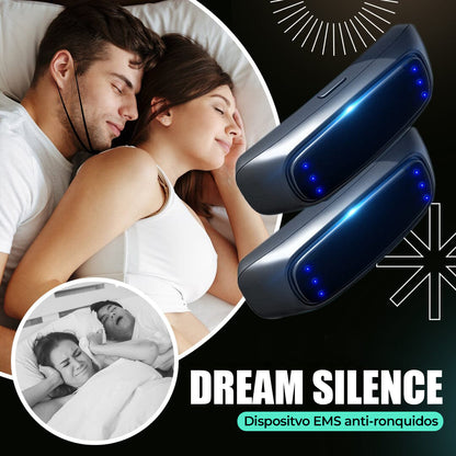 DreamSilence™ - Dispositivo EMS anti-ronquidos