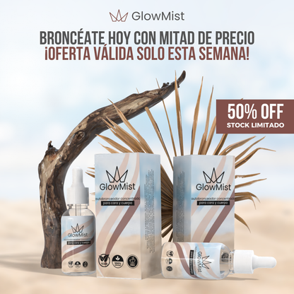 GlowMist™ - Tu bronceado perfecto, sin sol y sin complicaciones