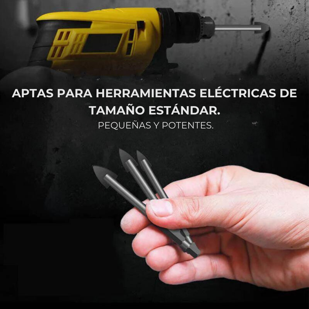 Broke™ - Brocas triangulares con vástago hexagonal de aleación