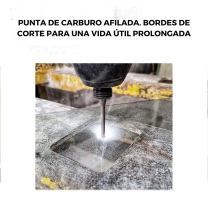 Broke™ - Brocas triangulares con vástago hexagonal de aleación