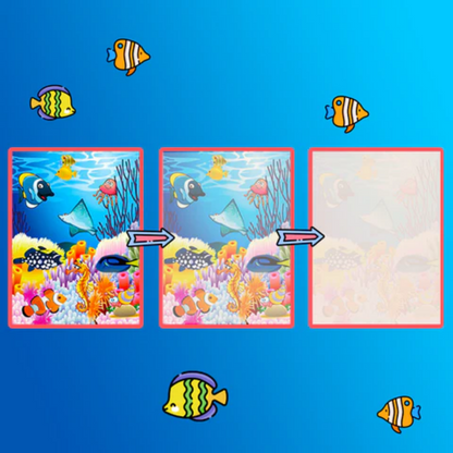 MagicWater™  - Libro reutilizable para niños, que se pinta con agua