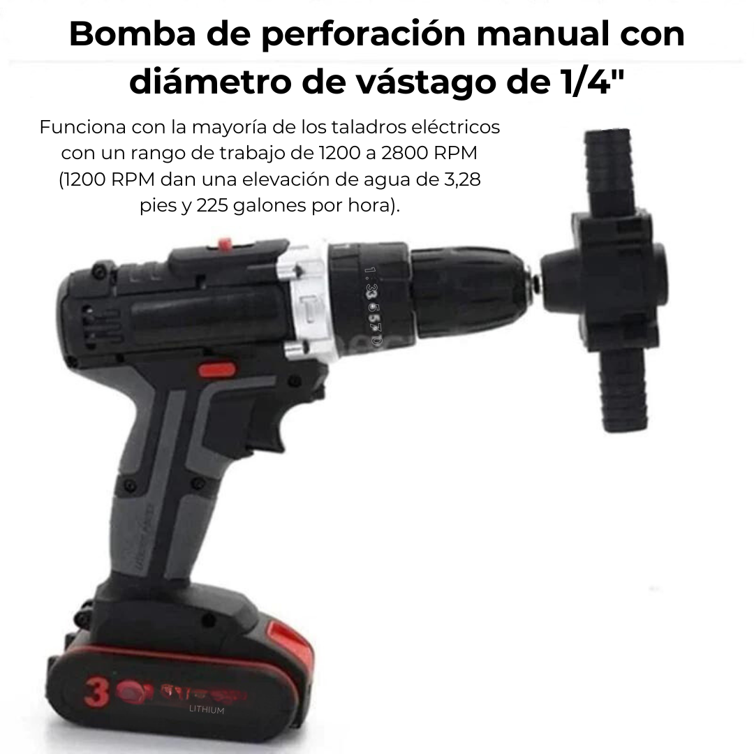 Bomax™ - Bomba de agua para taladro
