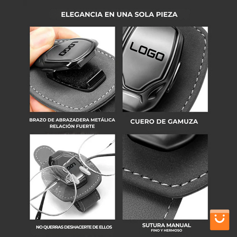 SunGear™ - CLIP DE GAFAS MULTIFUNCIONAL DE GAMUZA