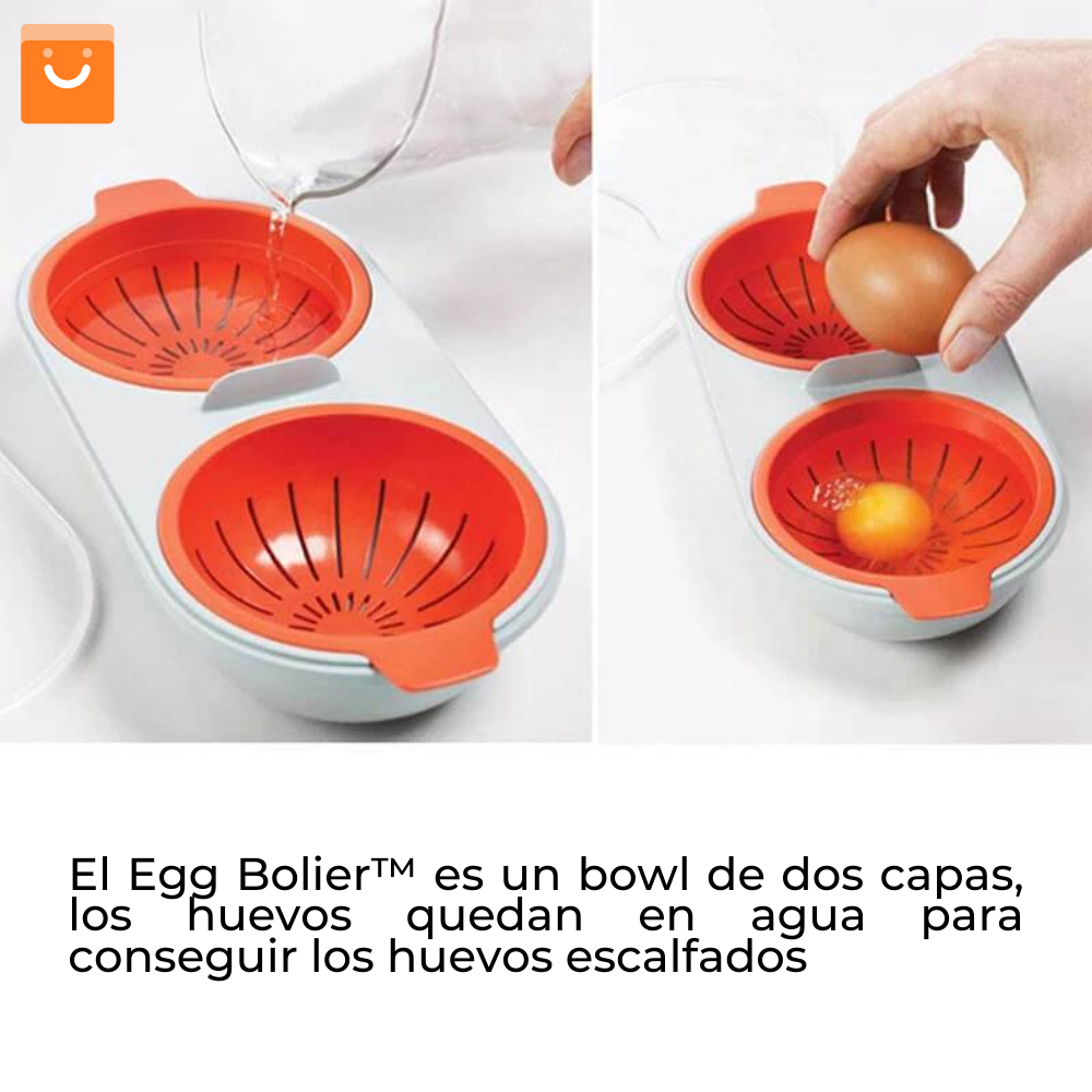Egg Bolier™- bowl para hacer huevos cocidos fácil y rápido
