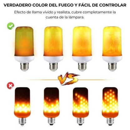 Flame™ - Luz LED con efecto de llama | Oferta Exclusiva 2x1
