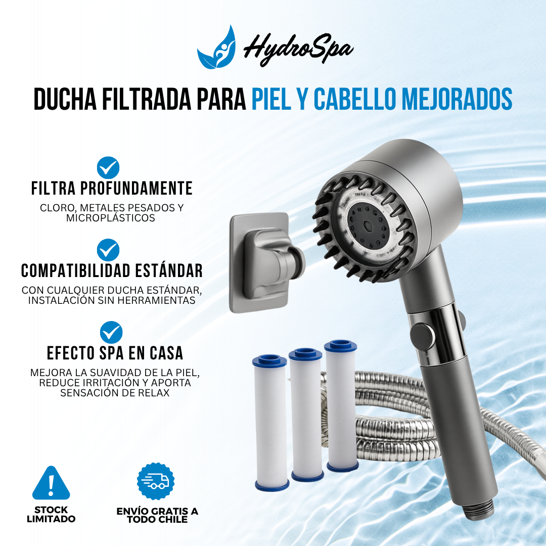 HydroSpa™ - Tu ducha nunca había sido tan potente, suave y relajante