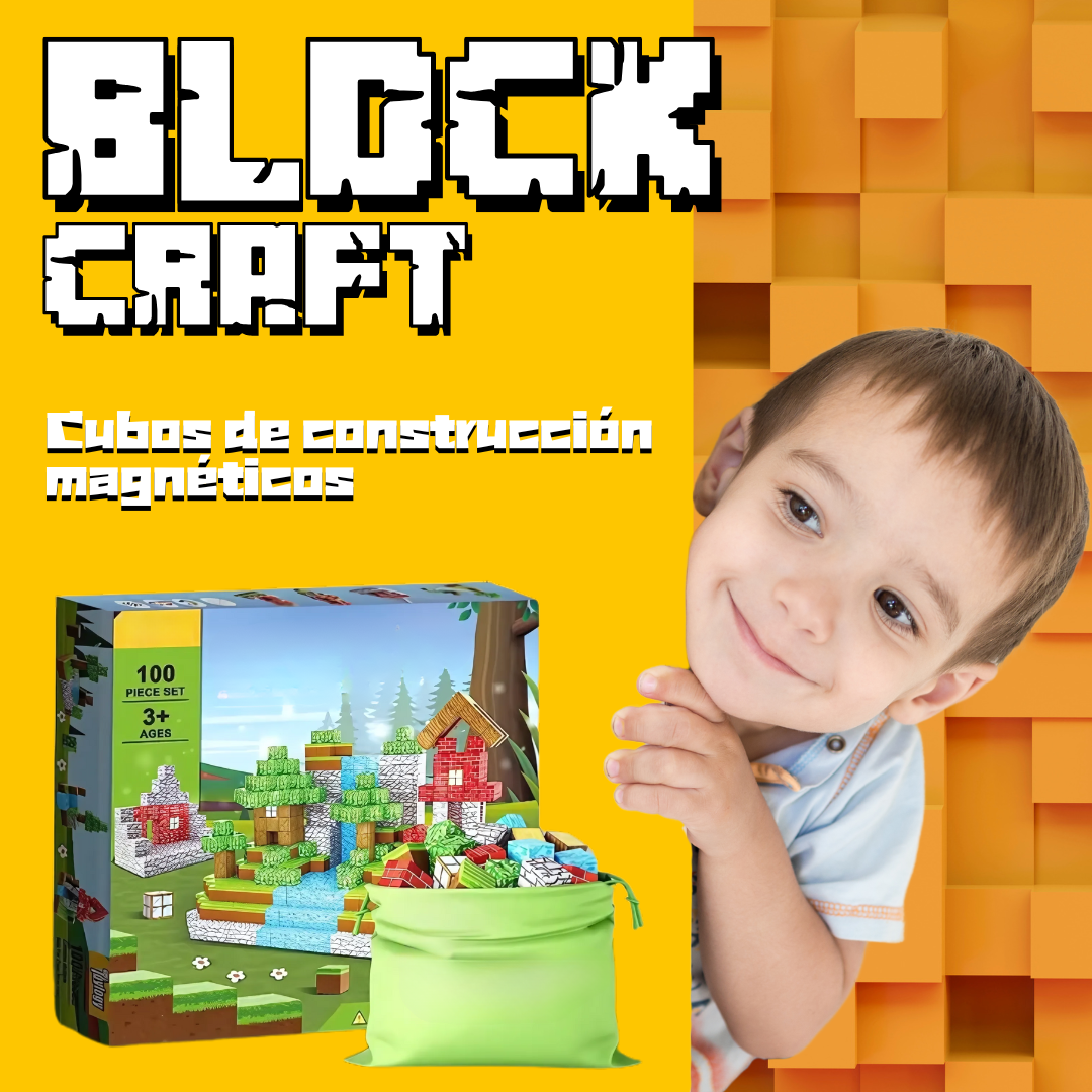 Block Craft™ - Bloques de Construcción Magnéticos