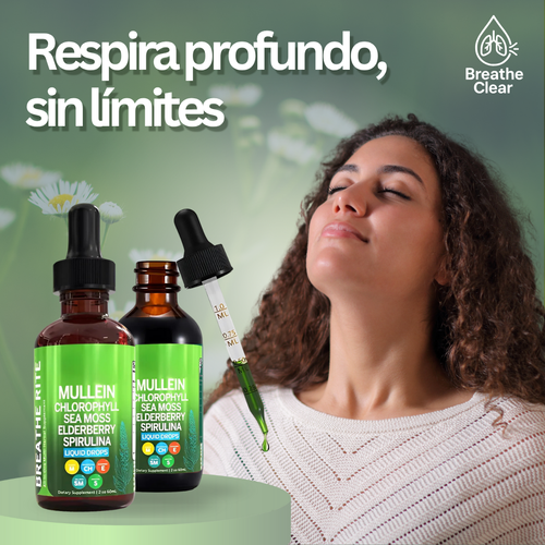 Breathe Clear – Gotas para limpiar pulmones naturalmente