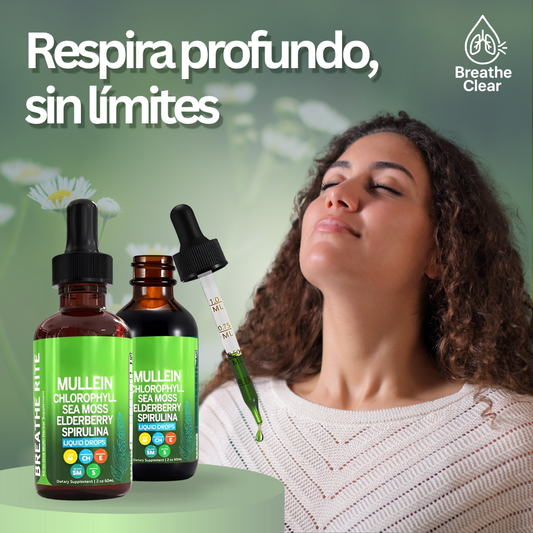 Breathe Clear – Gotas para limpiar pulmones naturalmente