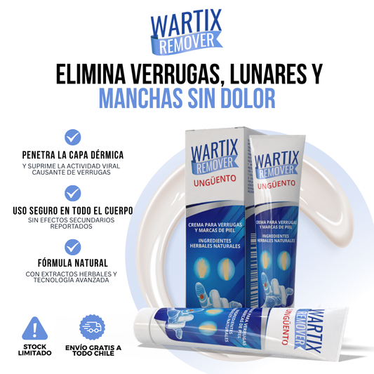 WARTIX REMOVER™ - Piel limpia, libre de verrugas, sin complicaciones