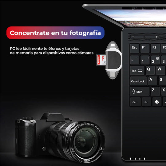 SmartPort™ - Lector universal de tarjetas 4 en 1