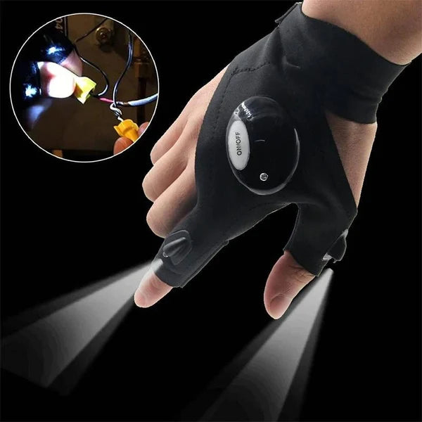 Flashgo™ - GUANTES CON LUCES LED IMPERMEABLES (PAR)