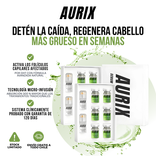 AURIX™ - Revitaliza, fortalece y aumenta tu cabello, día tras día