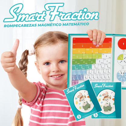 SmartFraction™ - Rompecabezas magnético matemático