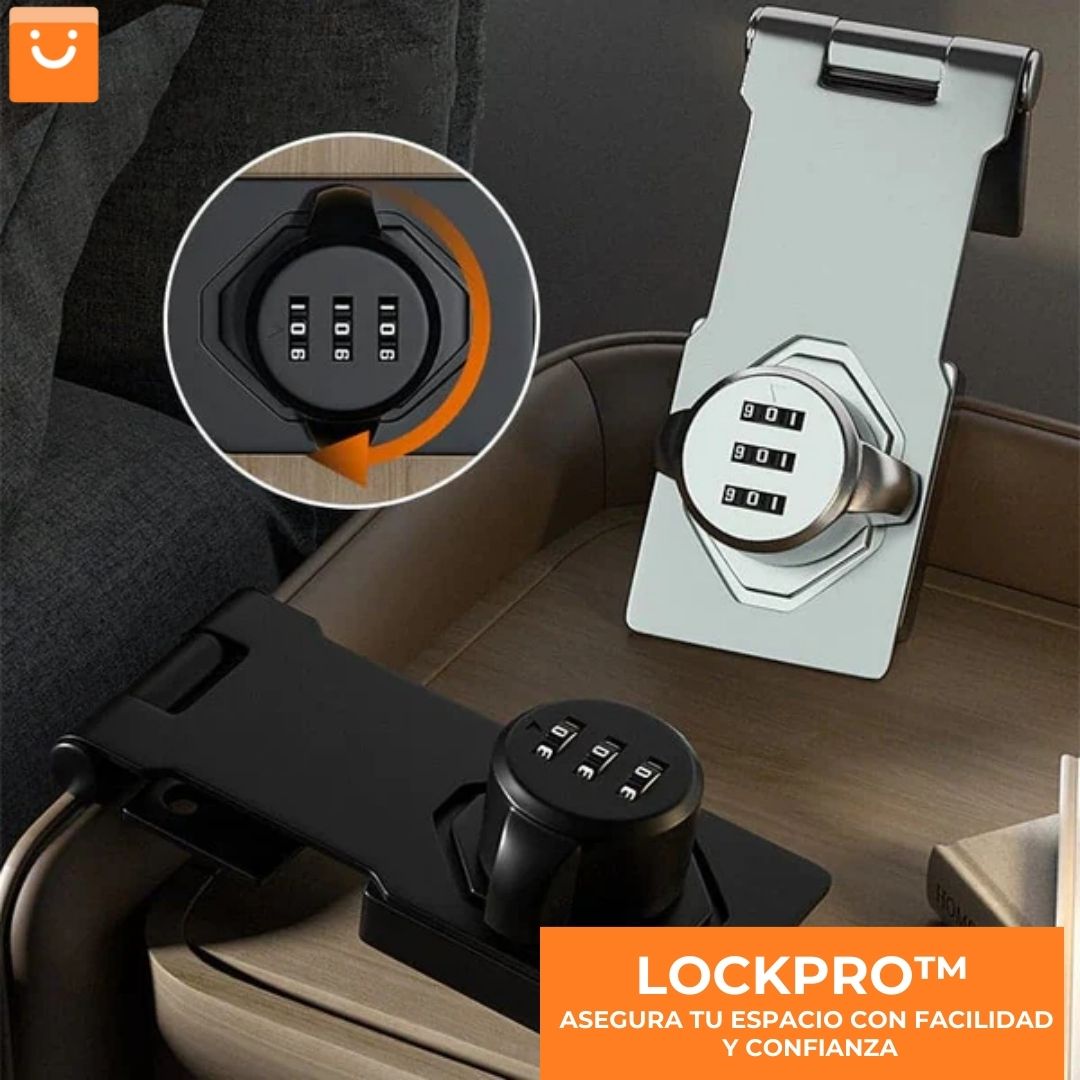 LOCKPRO™ - CERRADURA CON CONTRASEÑA + KIT DE INSTALACIÓN GRATIS