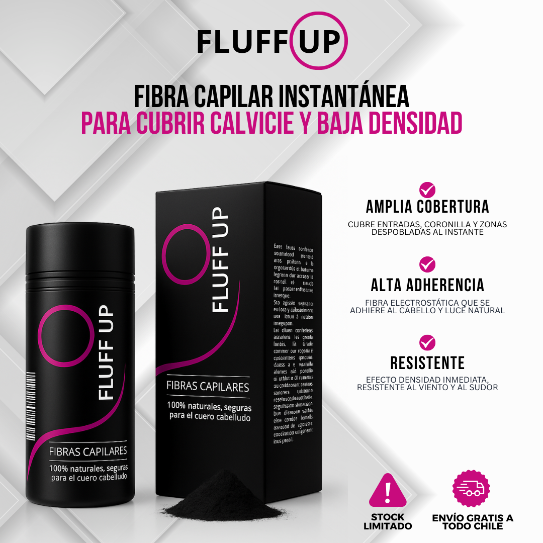 Fluff Up™  - Cabello más denso al instante. Natural, seguro e indetectable