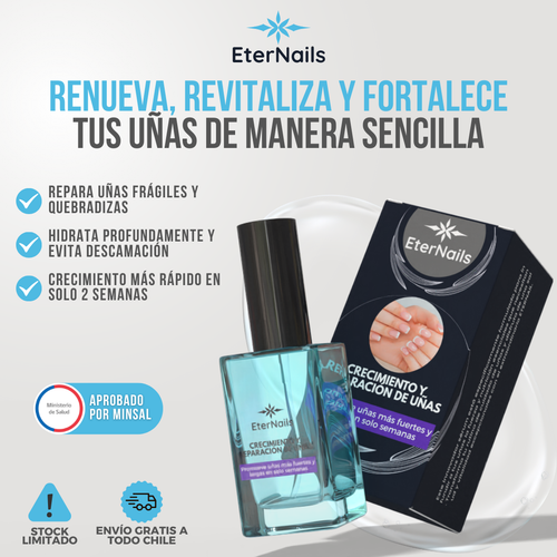 ETERNAIL™ - Uñas más fuertes, sanas y largas desde la primera aplicación