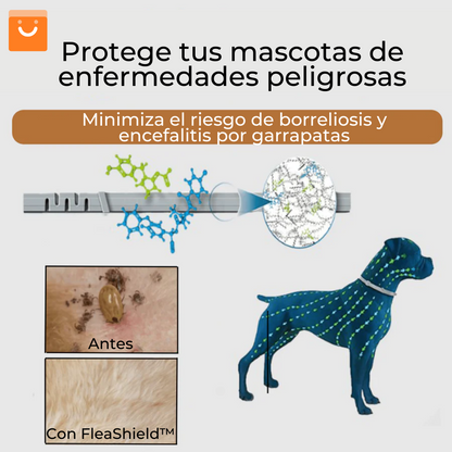 FleaShield™- collar antiparásitos para mascotas