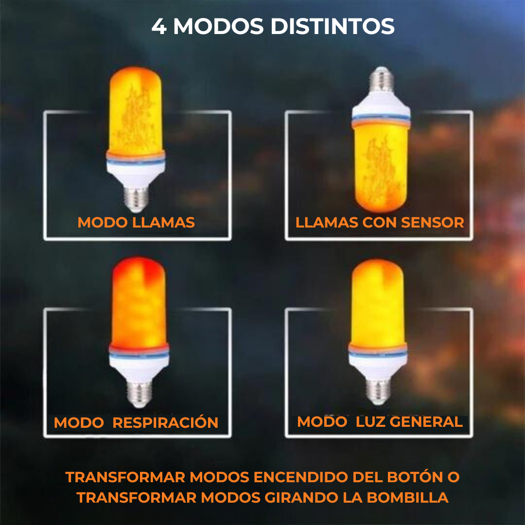Flame™ - Luz LED con efecto de llama | Oferta Exclusiva 2x1