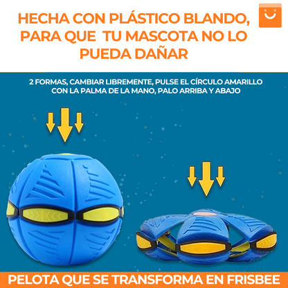 FrisbeeBall™ - juguete para mascotas, con muchas horas de diversión