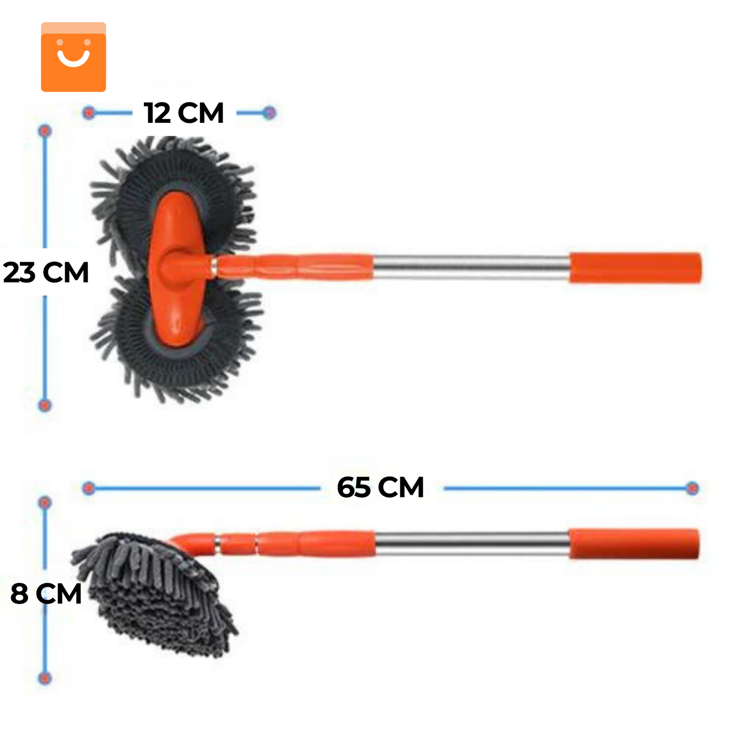 CarWash™ - Mopa limpiadora para tu que tu auto esté brillante y limpio en todo momento.