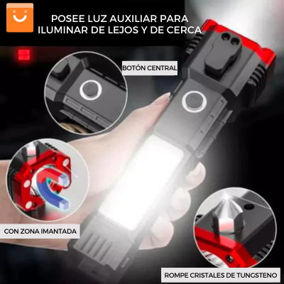 Ultra Power™ - Linterna Táctica Indestructible 4 en 1