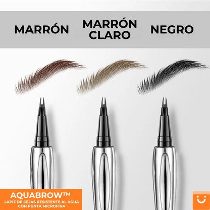 AQUABROW™ - LÁPIZ DE CEJAS WATERPROOF CON PUNTA MICROFINA