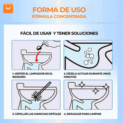 CleanToilet™ - Limpiador con agente de oxígeno activo