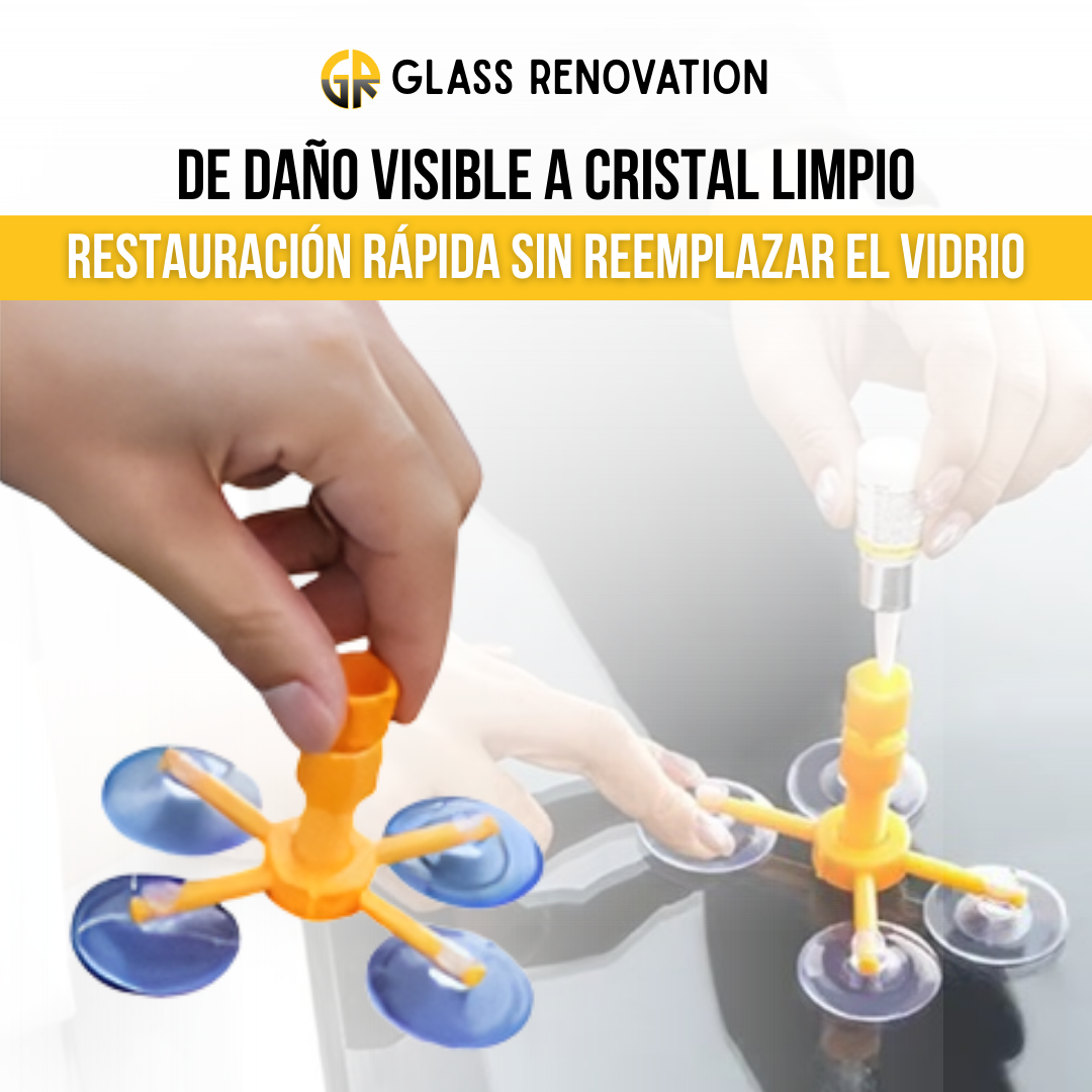Glass Renovation™ - Repara el daño de tus vidrios, no tu bolsillo