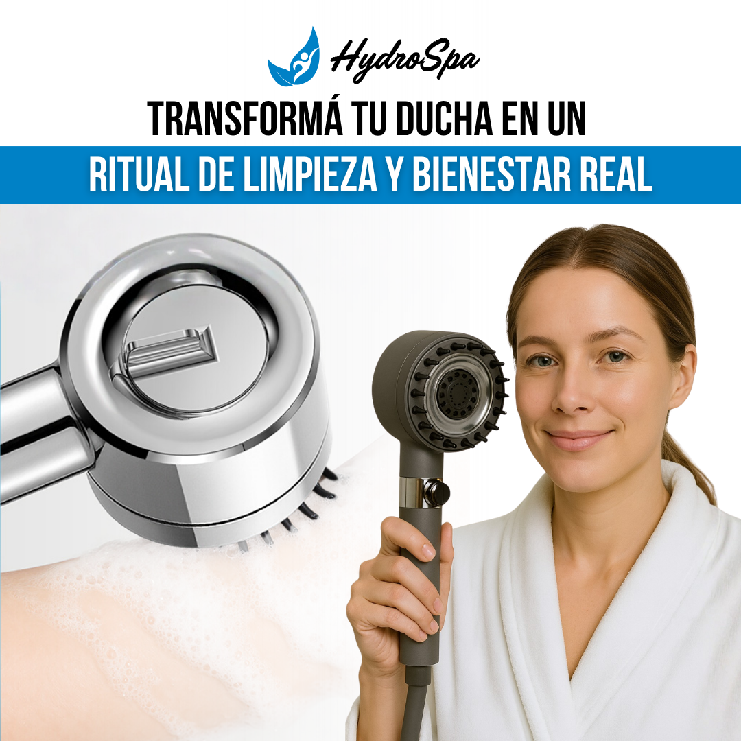 HydroSpa™ - Tu ducha nunca había sido tan potente, suave y relajante