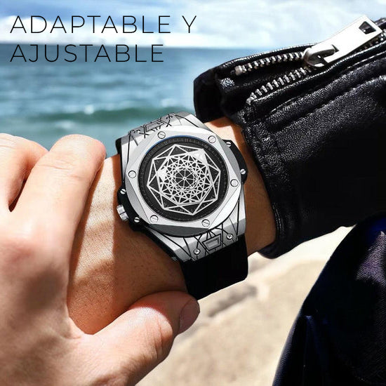 Geometric™ - Reloj de diseño geometrico