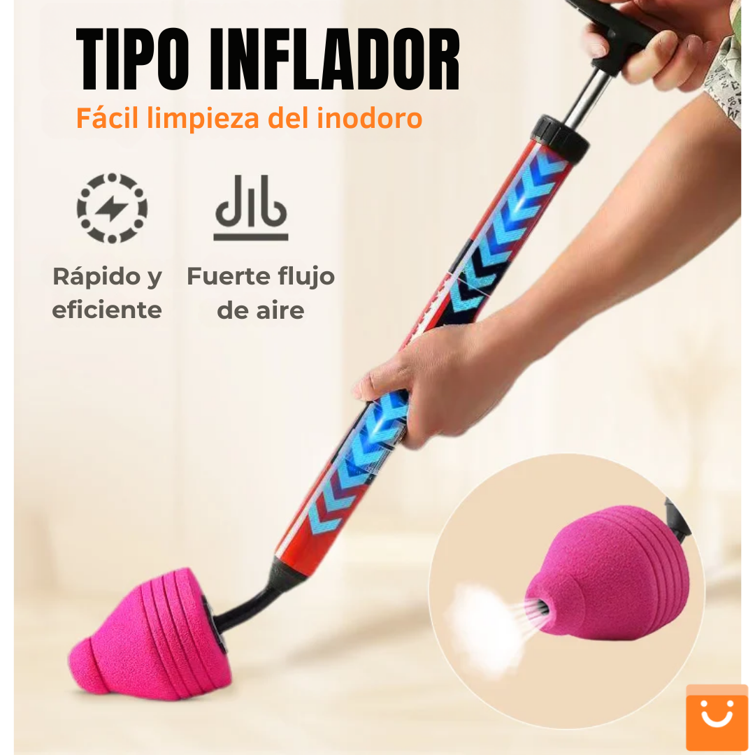 AIRBLAST PRO™ - DESBLOQUEADOR DE ALTA PRESIÓN PARA INODORO