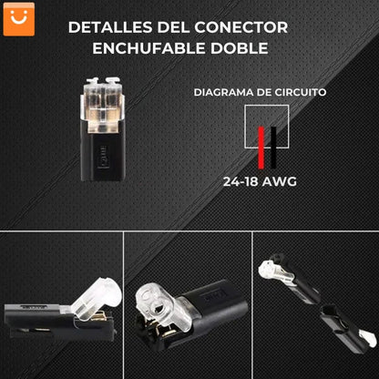 DUALCON™ - CONECTORES DE CABLES DOBLE