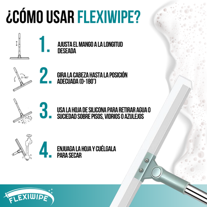 FlexiWipe™ - Limpieza sin esfuerzo, brillo en cada rincón