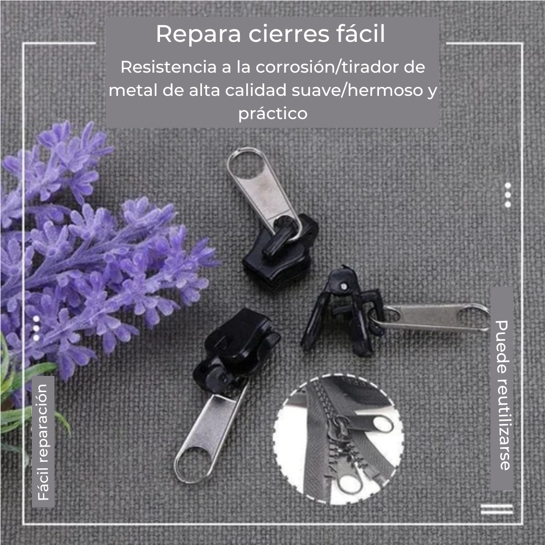 FixCierre™ - Kit para reparar cierres (2 packs, 12 pcs)