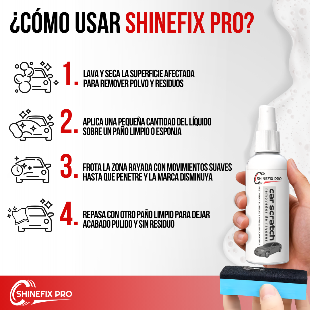 ShineFix Pro™ - Arañazos fuera. Brillo de vuelta