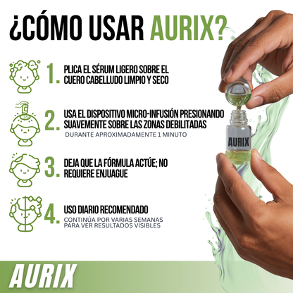 AURIX™ - Revitaliza, fortalece y aumenta tu cabello, día tras día