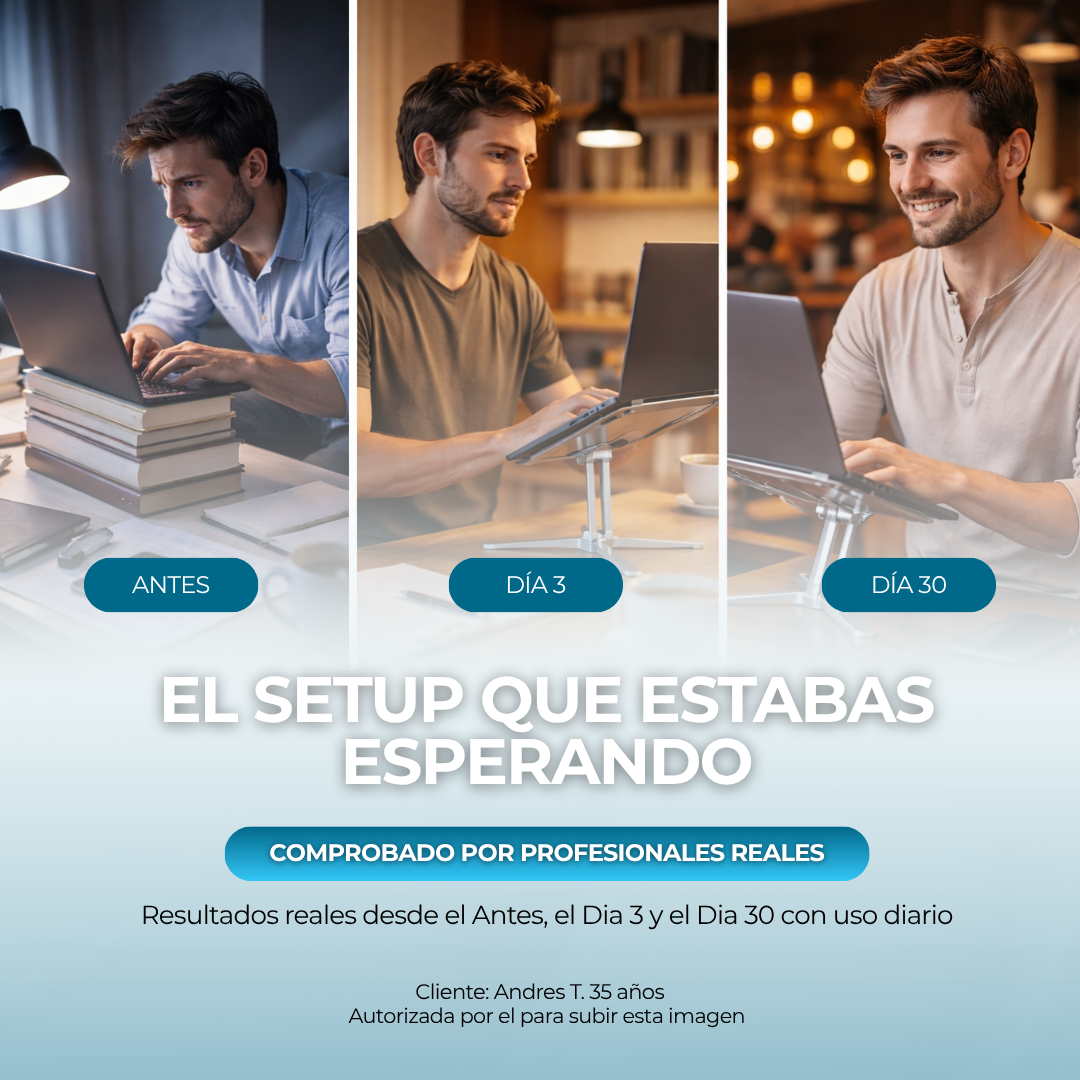 FlexStand 360 ™ — Postura perfecta en tu bolsillo