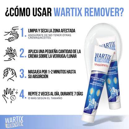 WARTIX REMOVER™ - Piel limpia, libre de verrugas, sin complicaciones