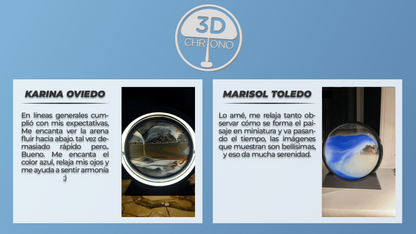 3DChrono™ - RELOJ DE ARENA 3D